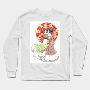 Two Art Nouveau Ladies Long Sleeve T-Shirt